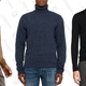 Uniqlo Premium Lambswool Sweater, $30
Alex Mill Mélange Merino Wool-Blend Rollneck Sweater, $165
ATM Anthony Thomas Melillo Rib-Knit Fitted Turtleneck Top, $225